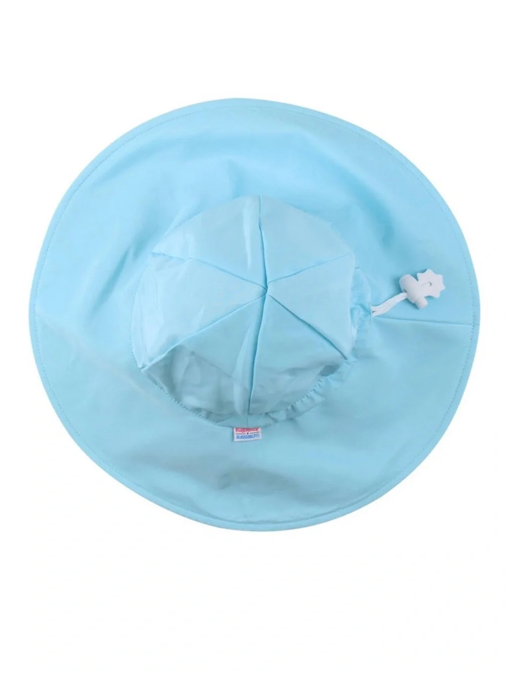 Rugged Butts Light Blue Kids Sun Hat with Chin Ties